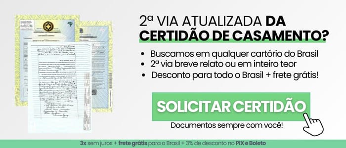 valor da certidão de casamento atualizada